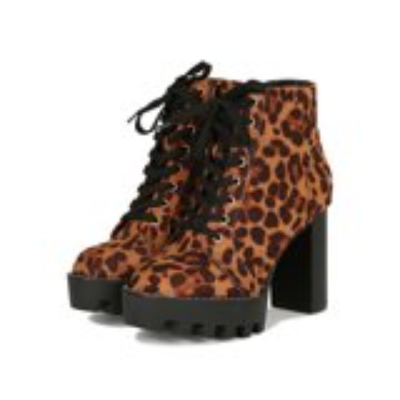 J.P ORIGINAL INTENSITY-04 LACE-UP CHUNKY BOOTIES Sz 8.5 - Picture 2 of 7